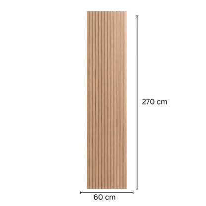 Panou riflaj MDF flexibil, Naimeed D7848, finisaj premium tip furnir tehnologic, 270x60x1.2cm
