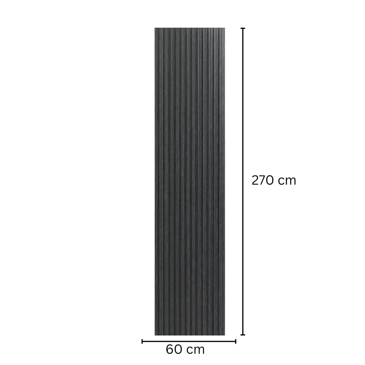 Panou riflaj MDF flexibil, Naimeed D7849, finisaj premium tip furnir tehnologic, 270x60x1.2cm