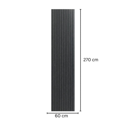 Panou riflaj MDF flexibil, Naimeed D7849, finisaj premium tip furnir tehnologic, 270x60x1.2cm