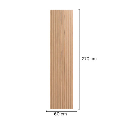 Panou riflaj MDF flexibil, Naimeed D7857, finisaj premium tip furnir tehnologic, 270x60x1.2cm