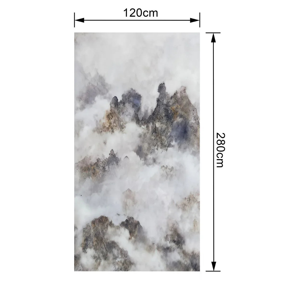 Panou SPC de inalta Densitate, Lambriu Bambú, Naimeed D7863– structura solida, antibacterian, ignifug, rezistenta excelenta la umiditate, 120 × 280 cm, grosime 8mm