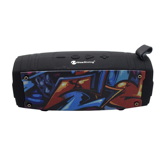 Boxa portabila NewRixing NR-3020, 1200mAh, Graffiti Style, D1271