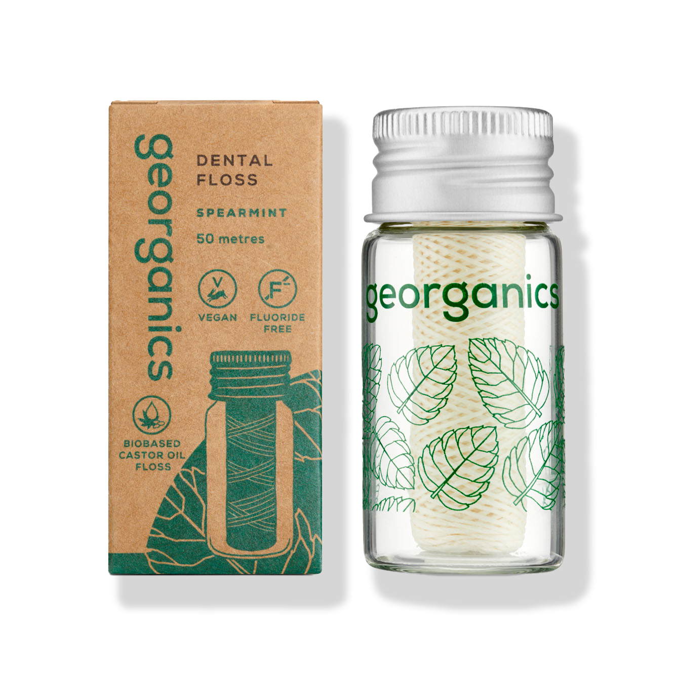 Ață dentară – Mentă verde (Spearmint) – ață din bionylon