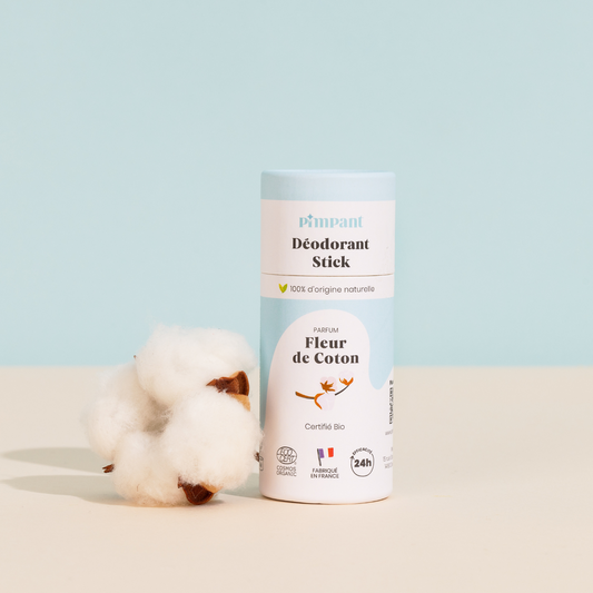 Deodorant solid natural cu miros delicat de Floare de Bumbac