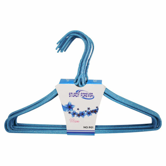 Set 10 umerase, haine copii, Naimeed D5542, invelis silicon, Albastru, 29x19cm