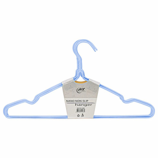 Set 10 umerase, haine copii, Naimeed D5543, invelis silicon, Albastru, 29x17cm