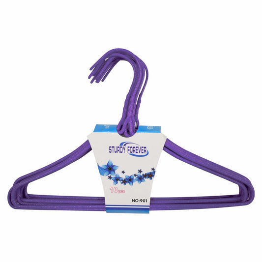 Set 10 umerase, haine copii, Naimeed D5542, invelis silicon, Mov, 29x19cm