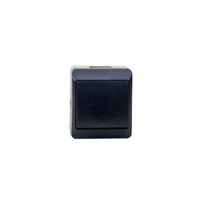Intrerupator cap scara HERMES, alb-negru 10A/250V, IP44 / ELPL-0331-07