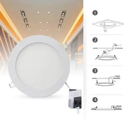 Set 2 spoturi led Horoz, Slim-24w, 6400k, 2500ml, 100-265v / EXT 056-003-0024