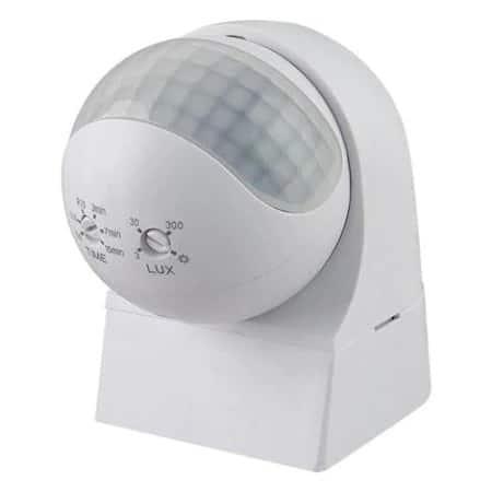 Senzor de miscare Tucson, HOROZ distanta de detectie 12 m, Alb, 220-240 V, IP44 / EXT 088-001-0009