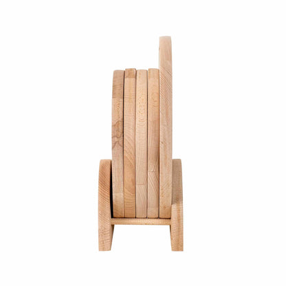 Set 5 bucati tocator rotund plus suport / EXT 10144