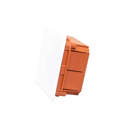 Doza de legatura cu capac, montaj incastrat, 118x96x50mm, Gw 48002 / EXT 10607