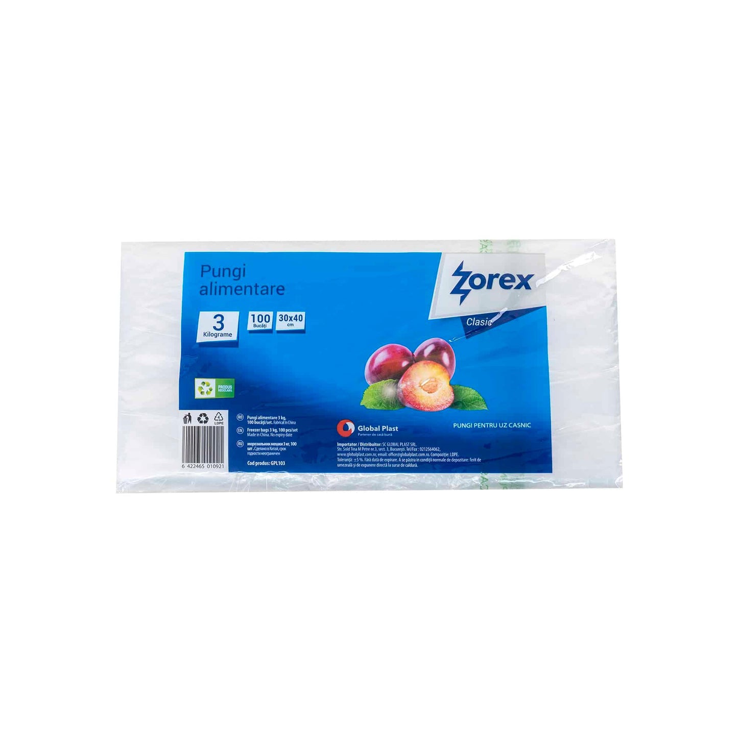 Pungi alimentare, capacitate 3kg, 100buc Z-TOOLS / EXT 10710
