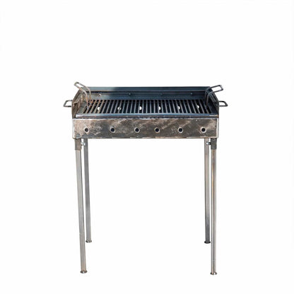 Gratar metalic pe carbuni cu 2 nivele 60x37cm / EXT 5720