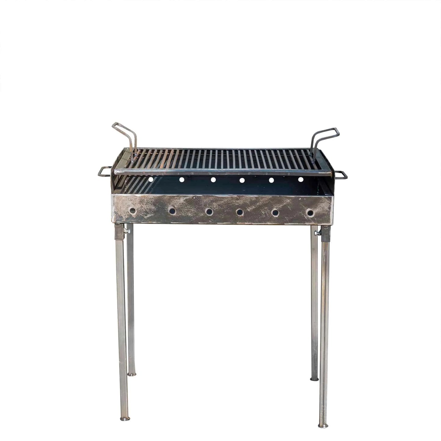 Gratar metalic pe carbuni cu 2 nivele 60x37cm / EXT 5720