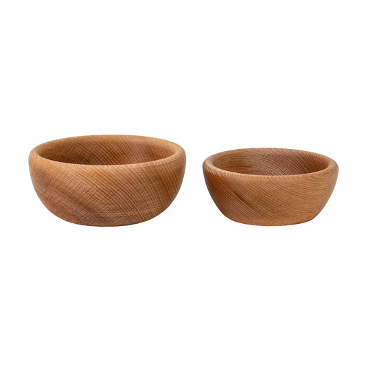 Bol rotund din lemn, diametru 12 cm / EXT 6098