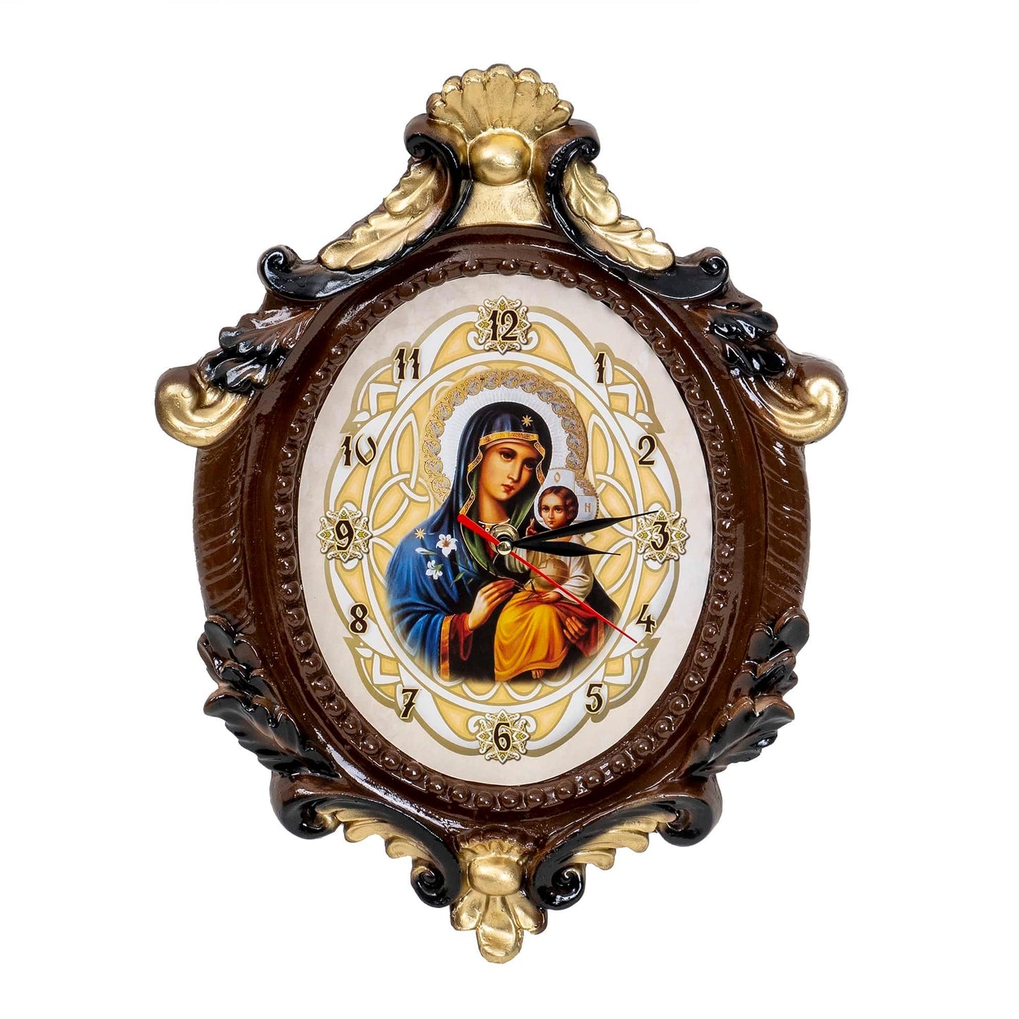 Icoana de perete cu ceas, 40x30cm / EXT 6184