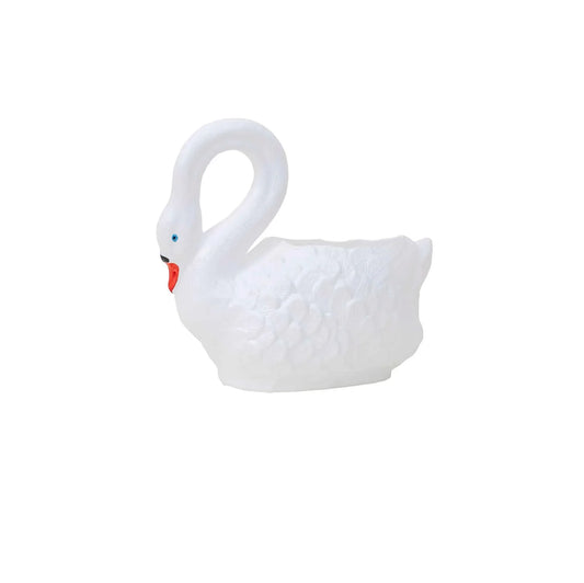 Ghiveci din plastic, model lebada alb, lungime 43cm, Z-TOOLS / EXT 6213