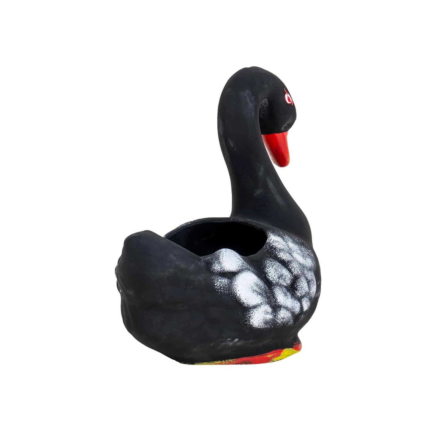 Ghiveci din ceramica, model lebada neagra, lungime 21cm / EXT 7065_1