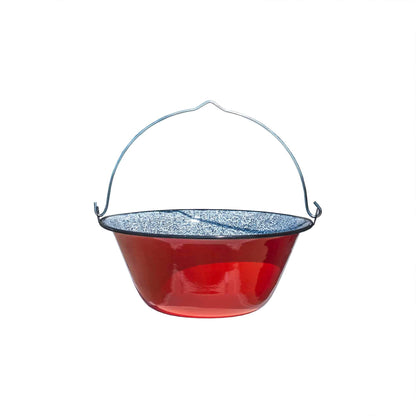 Ceaun smaltuit, 14L, rosu / EXT 7226