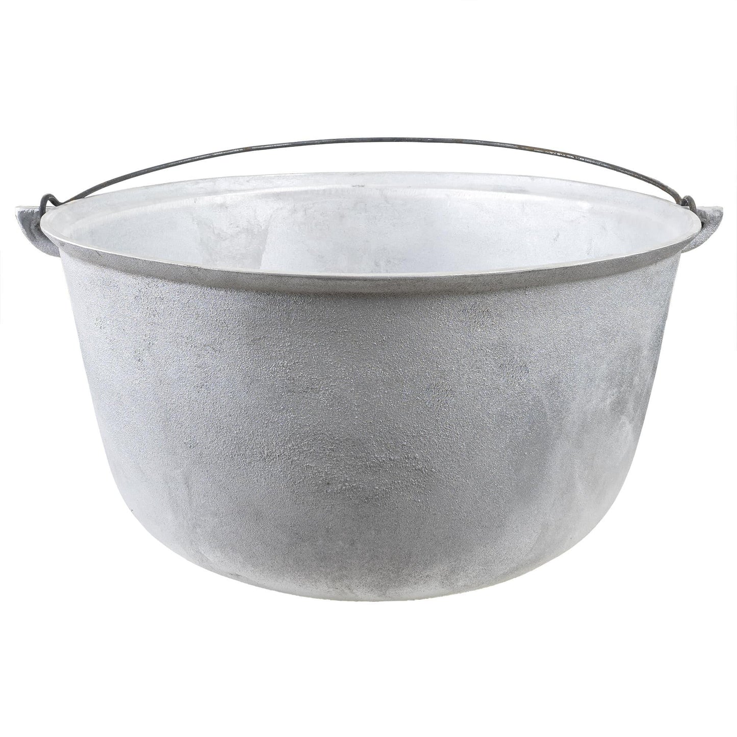 Ceaun tuci aluminiu alimentar, capacitate 50L, fund rotund / EXT 8033