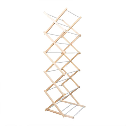 Uscator de rufe din lemn 178x54cm pliabil / EXT 8086