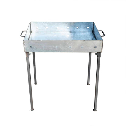 Gratar metalic pe carbuni 60x40 cm, grosime 3mm / EXT 9911