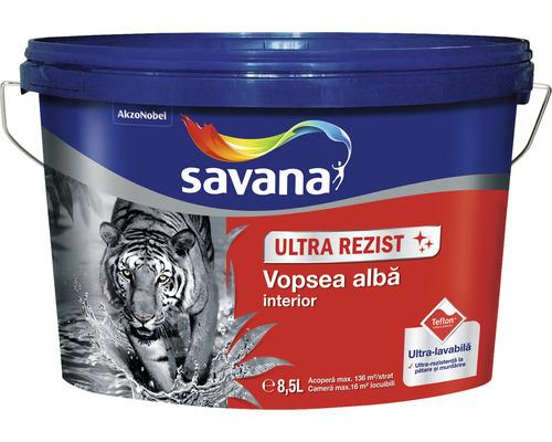 Vopsea lavabilă interior, ultrarezistentă și superalbă, 8.5L Savana  / EXT10002