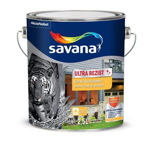 Email multisuprafețe, ultrarezistent, Savana, maro 0.75L / EXT10184