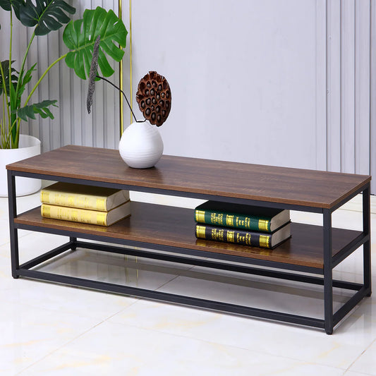 Masuta de cafea, stil modern, inaltime 43cm, Naimeed F52, Nuc