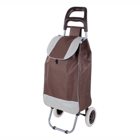 Carucior de piata pliabil, Naimeed FT-208AM, 2 roti, 37 L, Maro