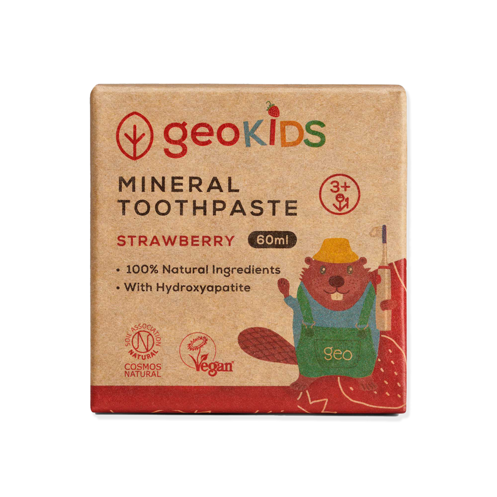 Pasta de dinți minerală Naturală pentru Copii - Căpșuni