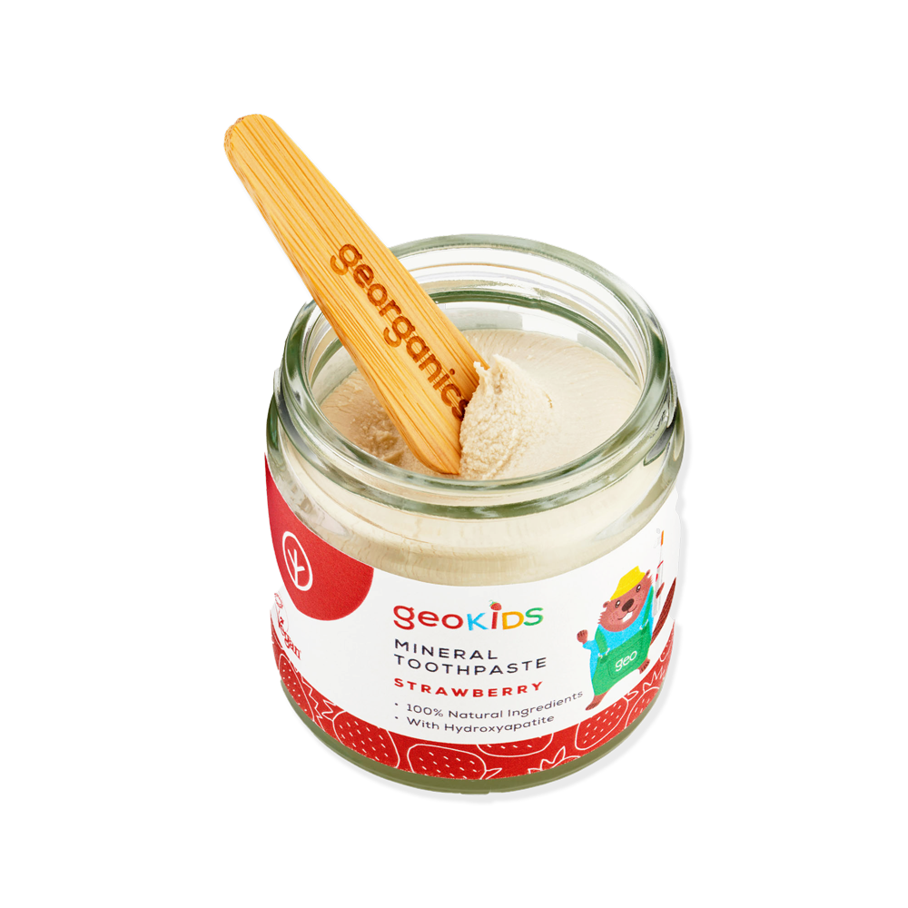 Pasta de dinți minerală Naturală pentru Copii - Căpșuni