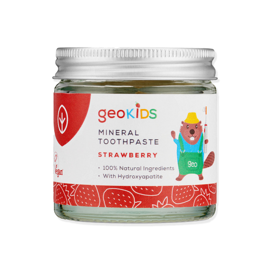 Pasta de dinți minerală Naturală pentru Copii - Căpșuni