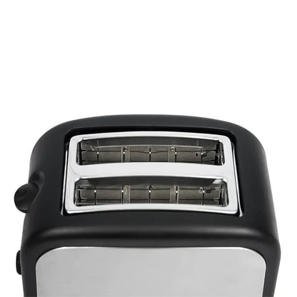 Prajitor de paine Sokany HJT-008S, 800 W, 2 felii, Grad de rumenire ajustabil, Functie dezghetare, Negru/Inox