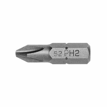 Set 10 bucati, bit-uri pentru surubelnita, PH2, 25mm HOGERT / HT1S304