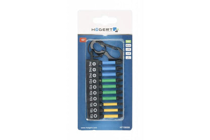 Set 10 biti de impact 1/4, 50mm HOGERT / HT1S699