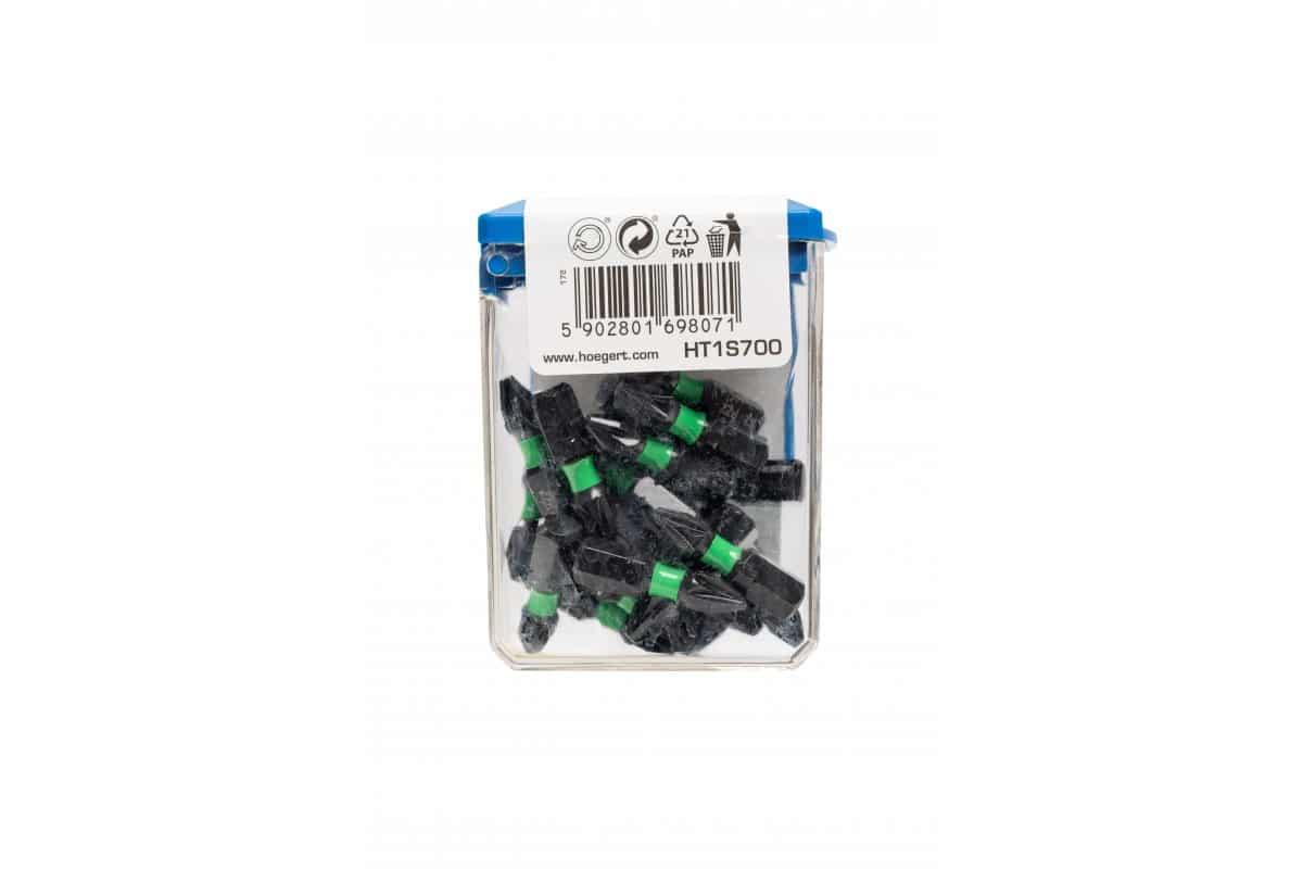 Set 20 biti de impact 1/4, PZ2 HOGERT / HT1S700
