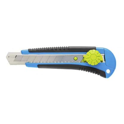 Cutter cu sistem de blocare, 18mm, lame din otel SK5, HOGERT / HT4C605