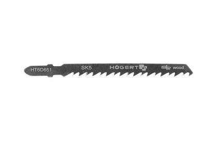 Set 5 bucati lame pentru fierastrau electric, HOGERT 6TPI, 100mm / HT6D651