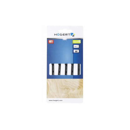 Set 5 bucati lame pentru fierastrau electric, HOGERT 12TPI, 76mm / HT6D657