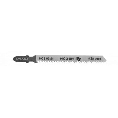 Set 5 bucati lame pentru fierastrau electric, HOGERT 10TPI, 100mm / HT6D666