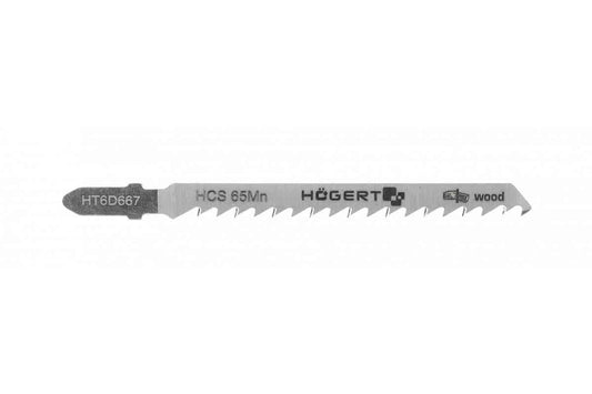 Set 5 bucati lame pentru fierastrau electric, HOGERT 6TPI, 100mm / HT6D667