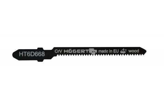Set 5 bucati lame pentru fierastrau electric, HOGERT 8TPI, 116mm / HT6D666