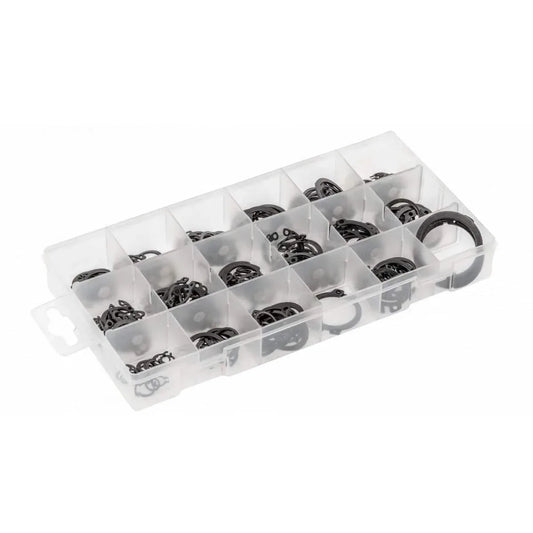 Set 225 bucati inele elastice, interioare si exterioare, HOGERT / HT8G503