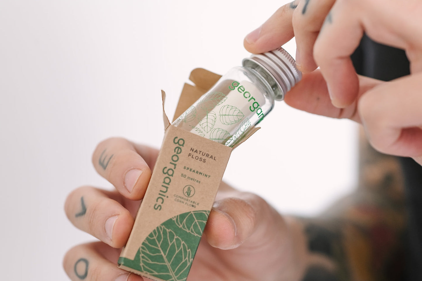 Ață dentară – Mentă verde (Spearmint) – ață din bionylon