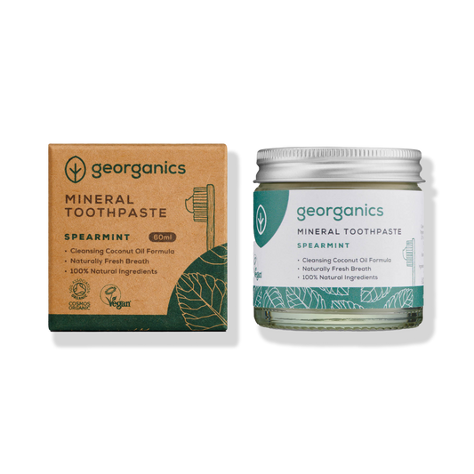 Pastă de dinți minerală Menta verde - Fără fluor, SLS și glicerină