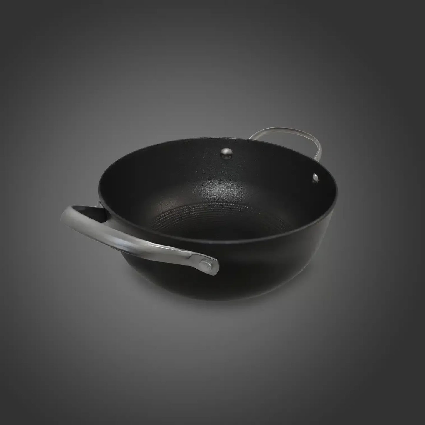 Cratita din fonta tip fagure cu capac de sticla OTI, diametru 20cm, capacitate 2l 181653 / OTI 0014