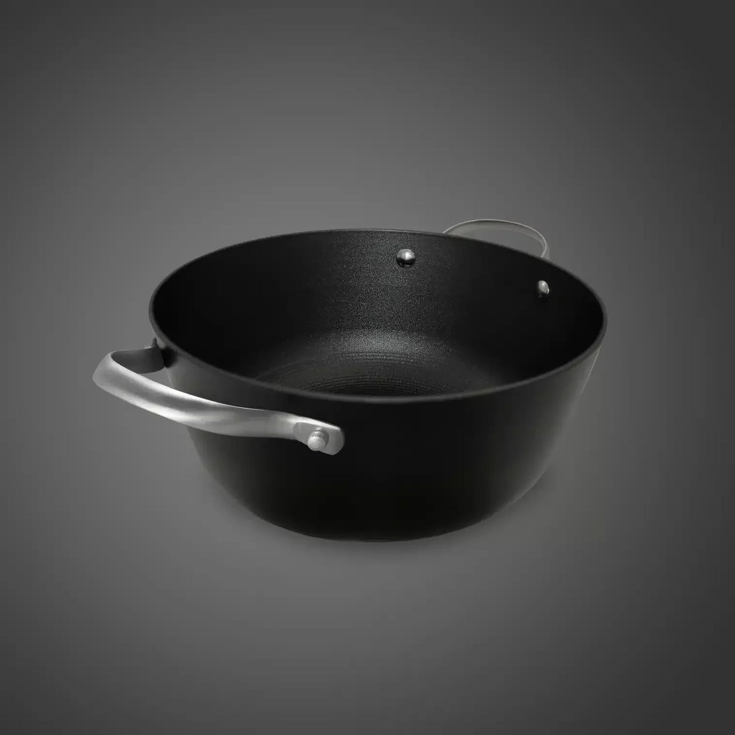 Cratita din fonta tip fagure cu capac de sticla OTI, diametru 24cm, capacitate 3.5L 181654 / OTI 0015