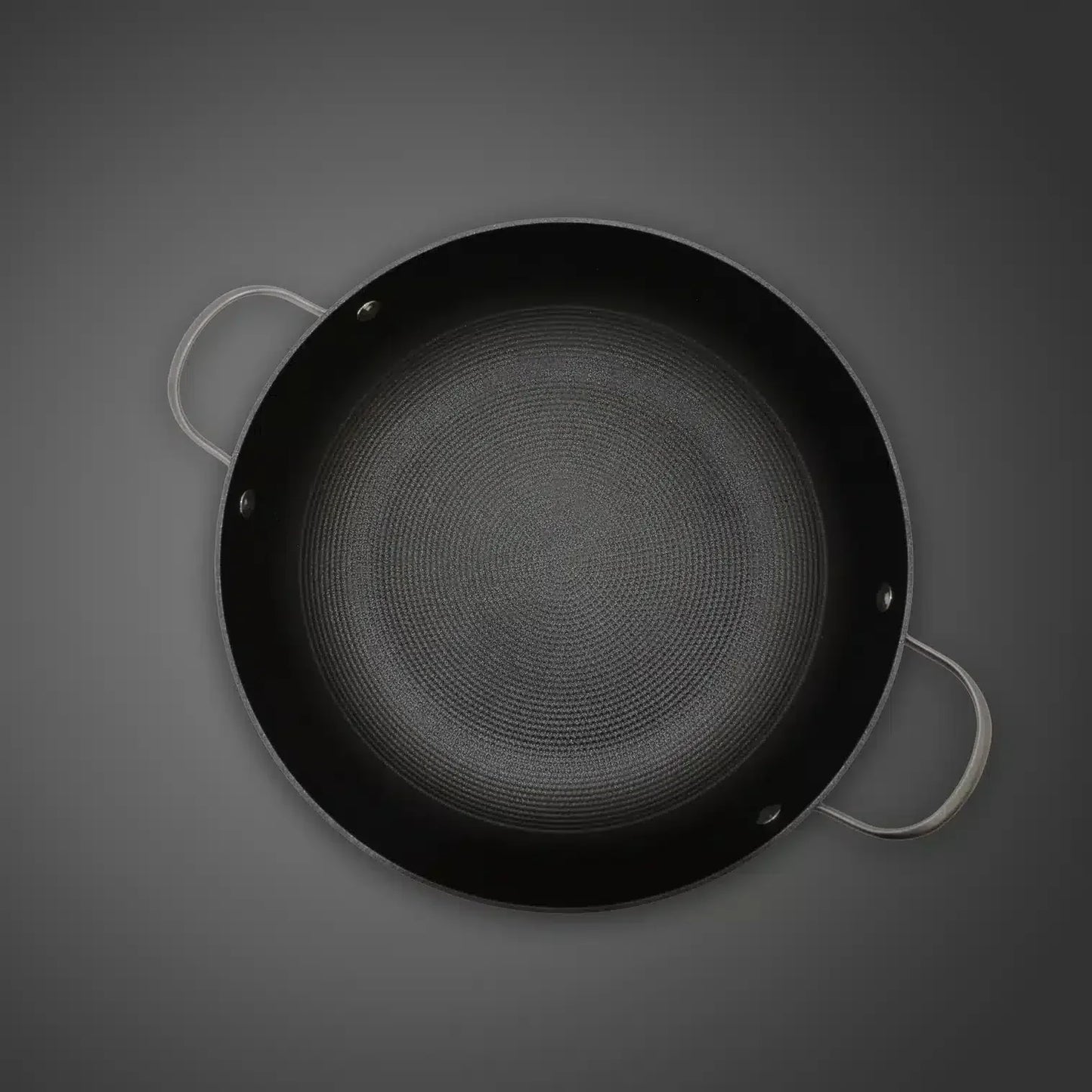 Cratita din fonta tip fagure cu capac de sticla OTI, diametru 30cm, capacitate 4.5L 181655 / OTI 0016